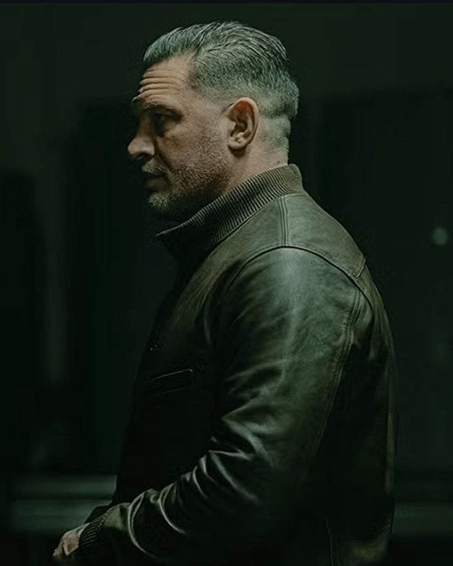 MobLand Tom Hardy Leather Jacket | Majestic Leather — sleeve detail | Majestic Leather UK