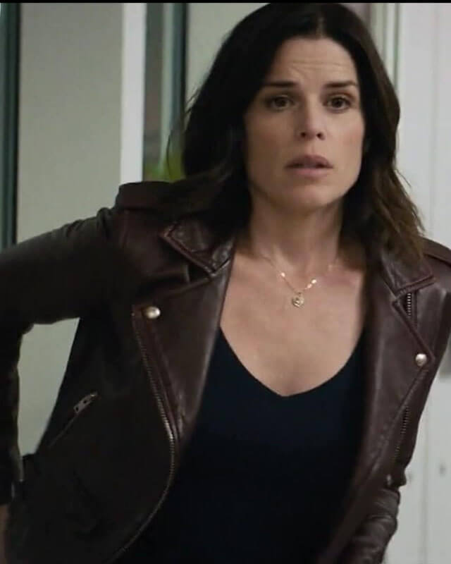 Women Biker - Scream 5 Sidney Prescott Biker Leather Jacket — interior lining | Majestic Leather UK