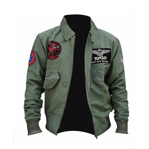 Maverick Top Gun 2 Men's Jacket — front view | Majestic Leather UK