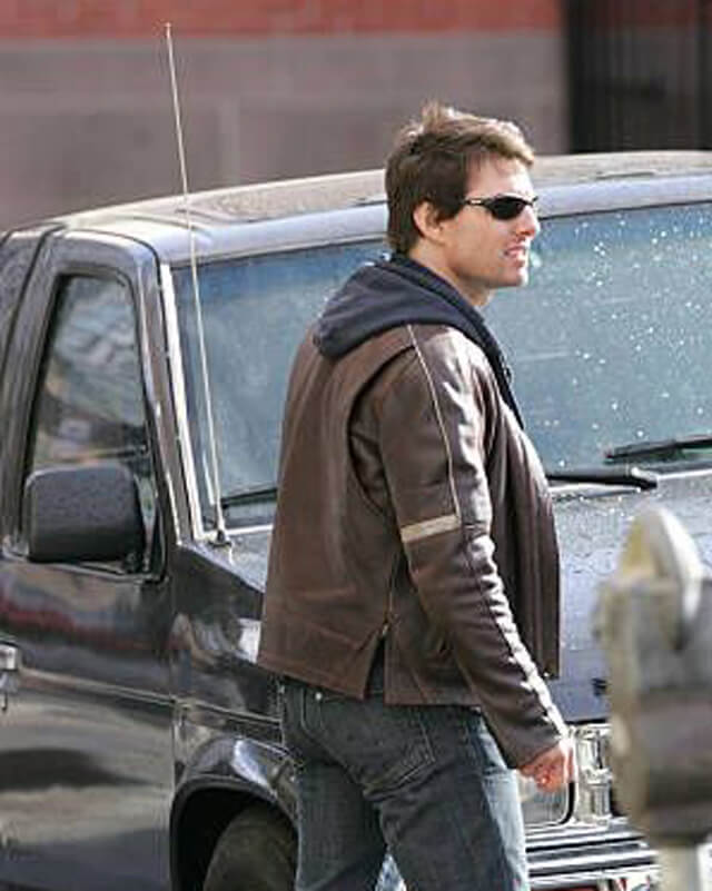 War of the Worlds Tom Cruise Leather Jacket — product detail | Majestic Leather UK