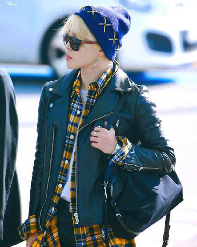 Women Biker - Jimin Airport Fashion Black Biker Leather Jacket — interior lining | Majestic Leather UK