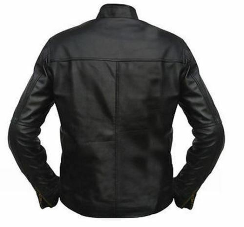 Hombre Fast And Furious 6 Vin Diesal Chaqueta de Cuero