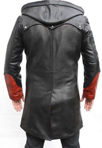 DEVIL MAY CRY 5 - DANTE 100% GENUINE COWHIDE LEATHER COSTUME TRENCH COAT / JACKET Majestic Leather