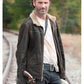 THE WALKING DEAD RICK GRIMES - ANDREW LINCOLN 100% SUEDE LEATHER JACKET-BNWT
