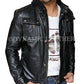 New Men's Motorcycle Brando Style Biker Real Leather Hoodie Jacket - Detach Hood