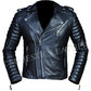 Men's Beckham Brando Biker Black Cowhide Leather Jacket | Majestic Leather Majestic Leather