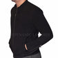 Majestic Leather - James Bond Spectre 100% Genuine Lamb Black Suede Leather Jacket With Two Way Zip