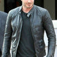 Majestic Leather - David Beckham Motor Biker Real Leather Motorcycle Men's Black Jacket