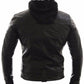Majestic Leather - Rennen Jacke Motorrad Leder Bikerjacke Abnehmbare Kapuze - Alle Größen