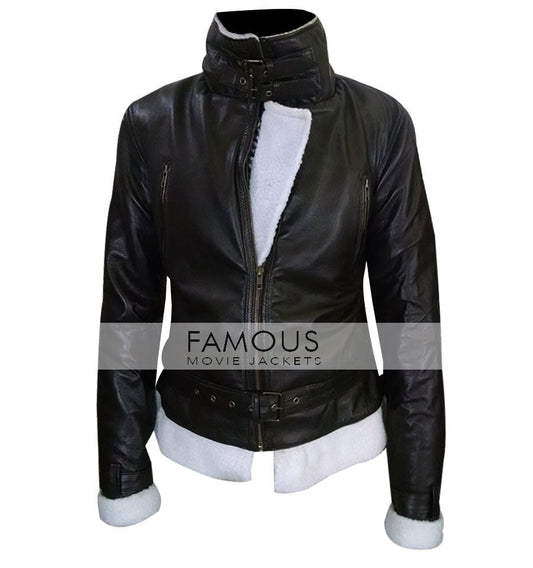 Women Aviator Jacket — front view | Majestic Leather UK