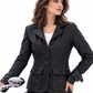 Women's New REAL LEATHER BIKER VINTAGE SOFT BLACK | Majestic Leather Majestic Leather