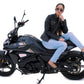 Women's New Real Leather Classic Biker Leather Jacket Soft Lambskin | Majestic Leather Majestic Leather