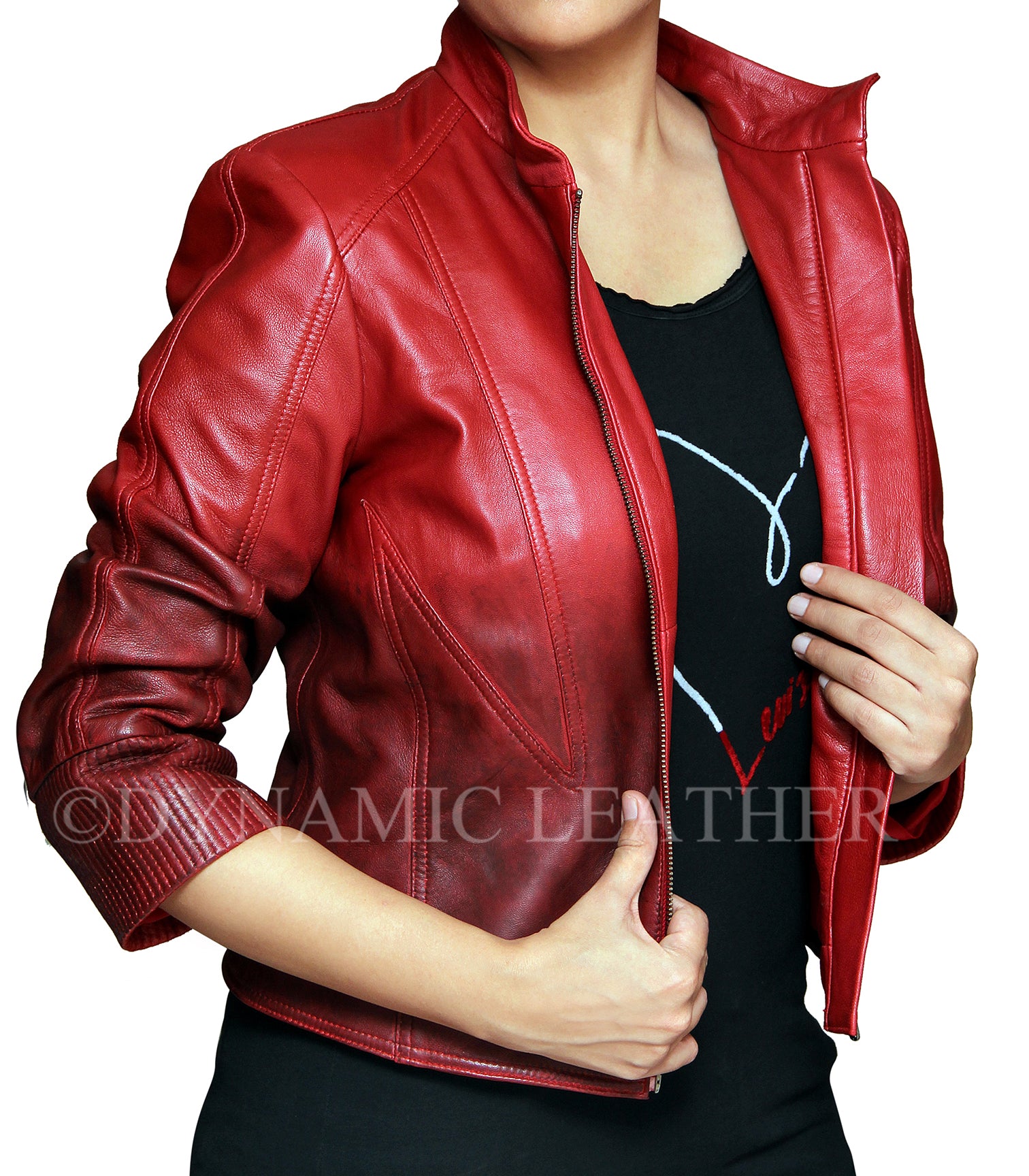 Women's Wanda Elizabeth Olsen Scarlet Witch Costume Coat | Majestic Leather Majestic Leather