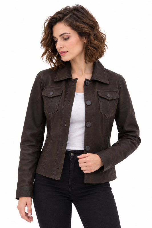 Women's New Real Black Soft Nubuck Suede Classic Jacket | Majestic Leather Majestic Leather