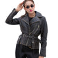 Women's New REAL LEATHER BIKER DISTRESS VINTAGE | Majestic Leather Majestic Leather