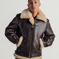 257S — collar detail | Majestic Leather UK