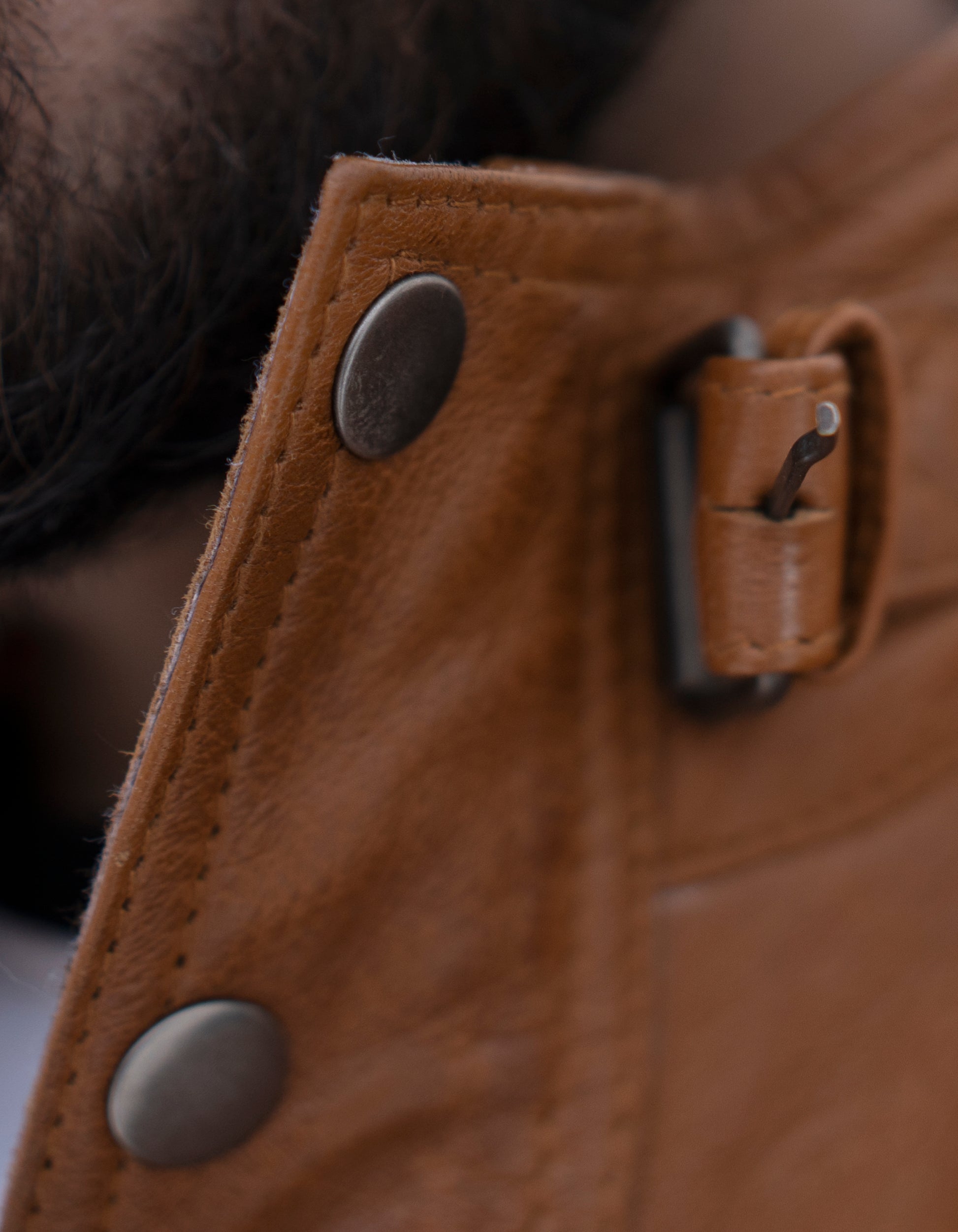 Men's New Biker Light Tan Brown Lambskin Leather Shirt | Majestic Leather Majestic Leather