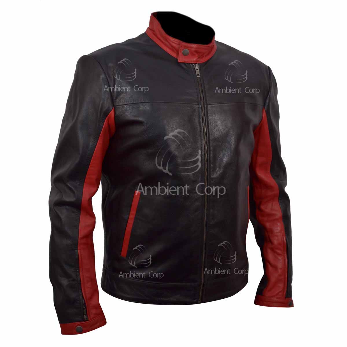 Majestic Leather Men's Christian Bale Batman Dark Knight Jacket Majestic Leather