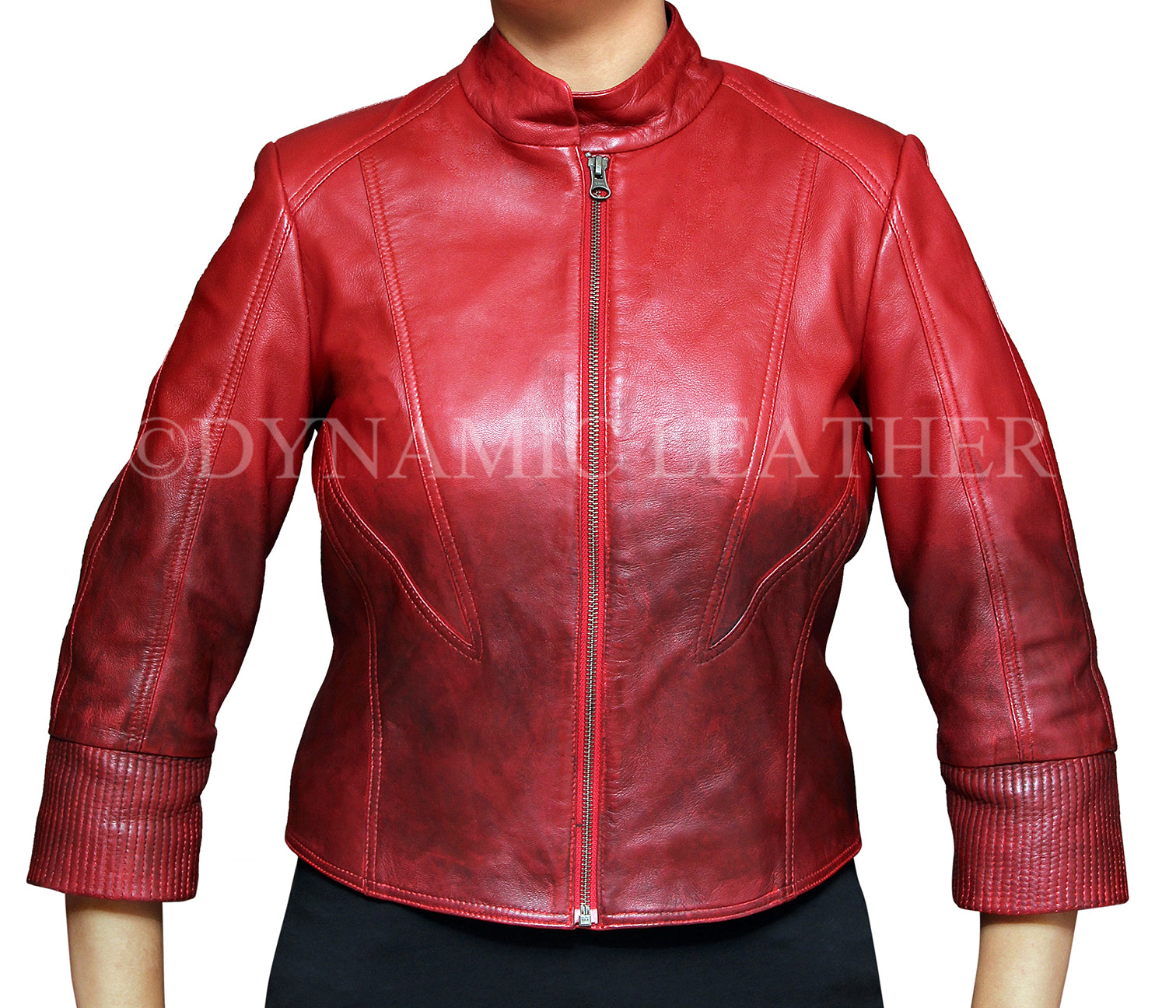 Women's Scarlet Witch Wanda Costume Leather Jacket | Majestic Leather Majestic Leather
