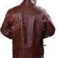 Men's Magnificent Dark Chocolate Brown Biker Vintage Motorcycle Distressed Racer Leather Jacket (837)