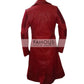 Civil War Scarlet Witch Coat — side profile | Majestic Leather UK