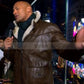 Men's Shearling Jacket — side profile | Majestic Leather UK