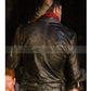 The Walking Dead Negan Leather Jacket | Majestic Leather — side profile | Majestic Leather UK