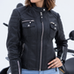 Women's New Real Leather Classic Biker Leather | Majestic Leather Majestic Leather