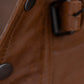 Men's New Biker Light Tan Brown Lambskin Leather Shirt | Majestic Leather Majestic Leather