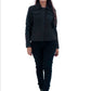 Women's New Real Black Soft Nubuck Suede Classic Shirt | Majestic Leather Majestic Leather