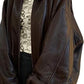 Oversize Bomber Lambskin Soft Real Leather Jacket, Women 90s Fashion Jacket Majestic Leather