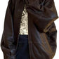 Oversize Bomber Lambskin Soft Real Leather Jacket, Women 90s Fashion Jacket Majestic Leather