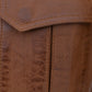 Men's New Biker Light Tan Brown Lambskin Leather Shirt | Majestic Leather Majestic Leather