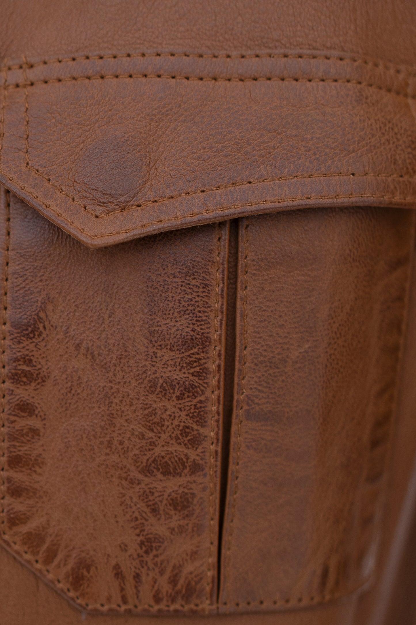 Men's New Biker Light Tan Brown Lambskin Leather Shirt | Majestic Leather Majestic Leather