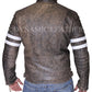 Majestic Leather - Mens Biker Vintage Distressed Faded Brown Fight Club Leather Jacket Majestic Leather