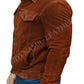 Wolverine Hugh Jackman Logan Brown Suede Leather Jacket | Majestic Leather Majestic Leather
