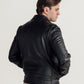 503VN — collar detail | Majestic Leather UK