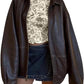 Oversize Bomber Lambskin Soft Real Leather Jacket, Women 90s Fashion Jacket Majestic Leather