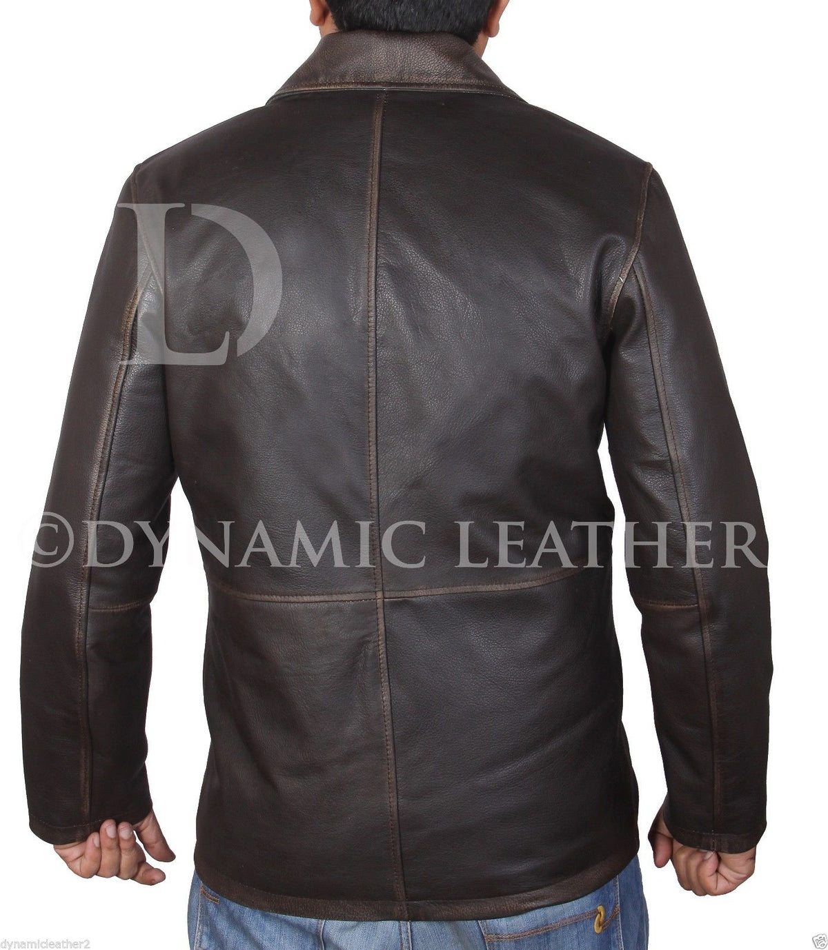 Men's Supernatural Dean Winchester Brown Distressed Cowhide Coat| Majestic Leather Majestic Leather