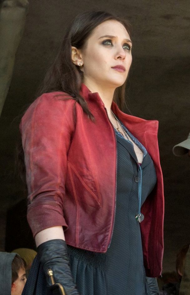 Women's Wanda Elizabeth Olsen Scarlet Witch Costume Coat | Majestic Leather Majestic Leather