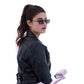 Women's New REAL LEATHER BIKER VINTAGE SOFT BLACK LAMBSKIN BLAZER COAT Majestic Leather