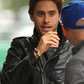 Majestic Leather - Mens New Biker Jared Leto Black Biker Leather Jacket