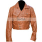 Aviator Men's Jacket — collar detail | Majestic Leather UK
