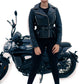 WOMEN REAL LEATHER BIKER DISTRESS VINTAGE JACKET SOFT LAMBSKIN