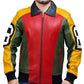 Seinfeld Michael Hoban 8 ball Mens Bomber Jacket Real Leather | Majestic Leather — front view | Majestic Leather UK