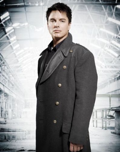 Majestic Leather - Capitaine Jack Harkness Gris Laine Tissu Fashion Caban