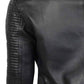 Majestic Leather - Women's Stylish Gal Gadot Black Slim Fit Biker Style Moto Real Leather Jacket