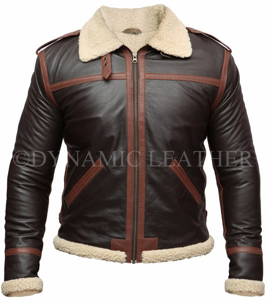 Majestic Leather - Resident Evil 4 Leon Kennedy Shearling Lederjacke