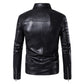 Majestic Leather - Men's Slim fit Lambskin Motorcycle Biker Jacket Genuine Black Jacket Leather