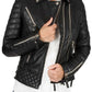 Majestic Leather - Damen Echt Lammleder Motorrad Slim Fit Designer Biker Jacke